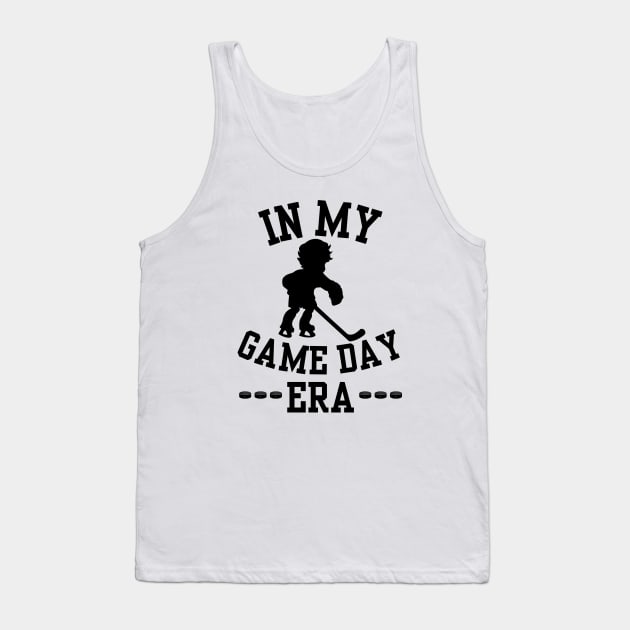 In My Ice Hockey Game Day Era Funny Ice Hockey Player Skating Game Art For Kids Boys Tank Top by weirdboy